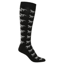 Running Horse Sock Jr Mountain Horse kinderen kinderen kinderen kinderen Zwart Running Horse Sock Jr Mountain Horse kinderen kinderen kinderen kinderen Zwart
