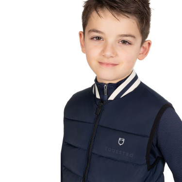 Technisch kinderbodywarmer met gebreide kraag kinderen