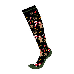 Sokken Imperial Riding Santa dames Zwart Sokken Imperial Riding Santa dames Zwart