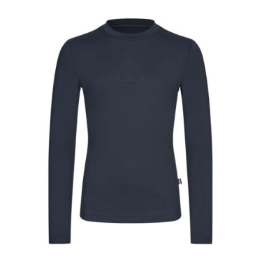 KLMarlow Junior lange mouwen T-shirt Kingsland Marine Marineblauw