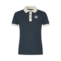 Junior piqué polo KLLaura Kingsland Marine Marineblauw