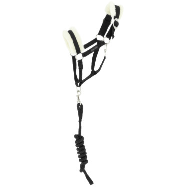Hobby Horse Pony Academy Halster + longeerlijn Zwart