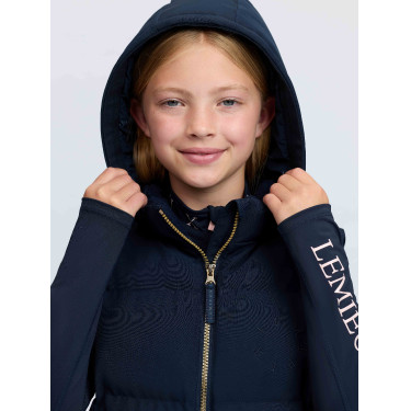 Young Rider Joey Bodywarmer met capuchon LeMieux Marine Marineblauw