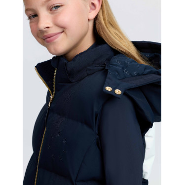Young Rider Joey Bodywarmer met capuchon LeMieux Marine Marineblauw