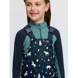Mini Pippin Splash Regenbroek met bretels Navy LeMieux Marine Marineblauw