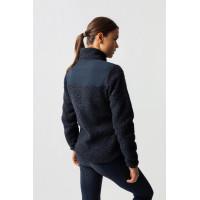 Misha dames fleecevest Horze Blueberry Blauw