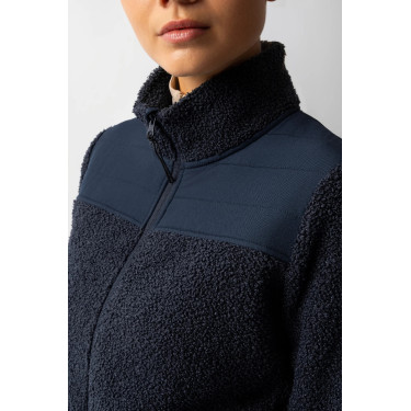 Misha dames fleecevest Horze Blueberry Blauw