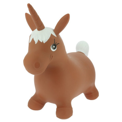 Licorne sauteuse Equi-Kids Marron / blanc
