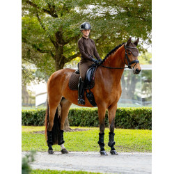 Brilliance Dressuur Zadeldek LeMieux Espresso Bruin