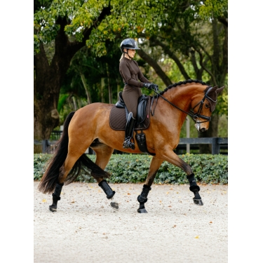 Brilliance Dressuur Zadeldek LeMieux Espresso Bruin