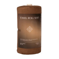 Handdoekrol zacht bruin 30x30 cm 25 stuks