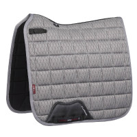 Dressuurdekje LeMieux Carbon Mesh Square Grijs