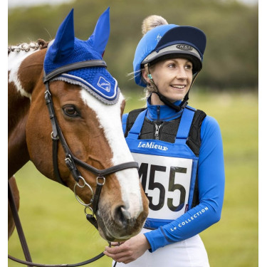 Wedstrijdnummerhouder LeMieux Benetton blauw