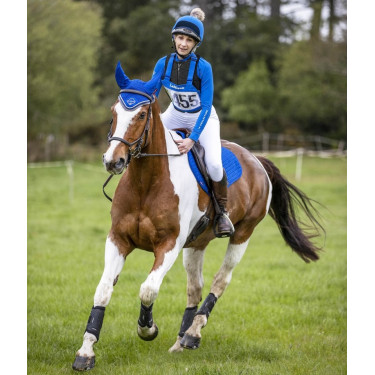 Wedstrijdnummerhouder LeMieux Benetton blauw