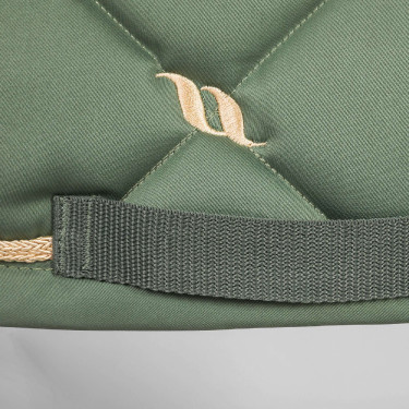 Zadeldek Dressuur Night Collection Back On Track Olijfkleurig Groen Zadeldek Dressuur Night Collection Back On Track Olijfkleurig Groen