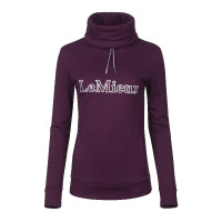Sweatshirt met opstaande kraag LeMieux met capuchon Druif Bordeaux Sweatshirt met opstaande kraag LeMieux met capuchon Druif Bordeaux