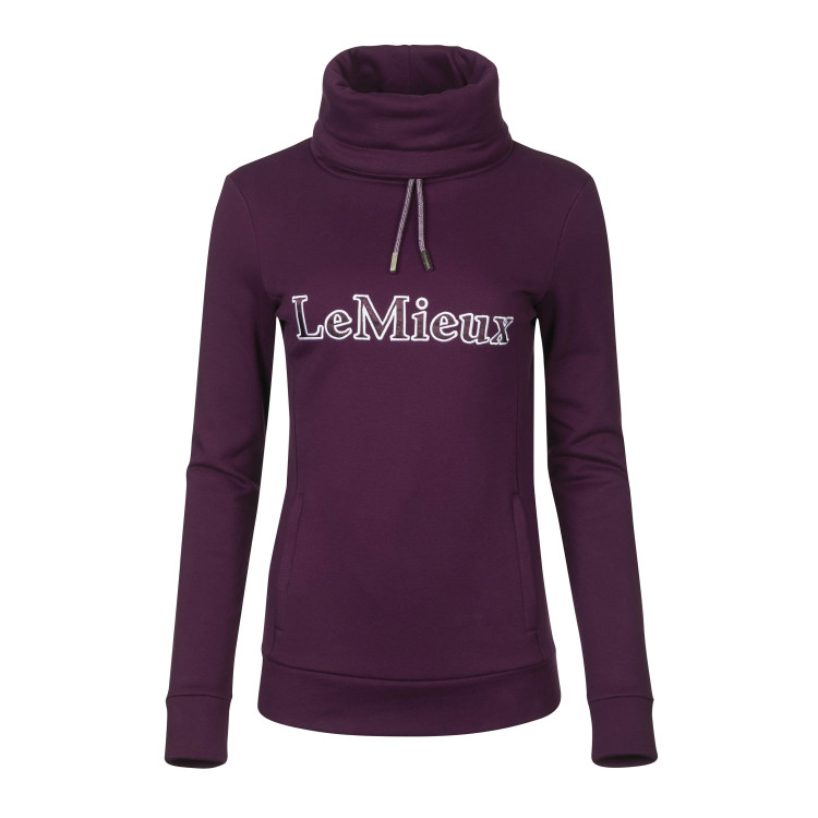 Sweatshirt met opstaande kraag LeMieux met capuchon