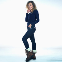 Broek Flags & Cup Varena Dames Marineblauw Broek Flags & Cup Varena Dames Marineblauw