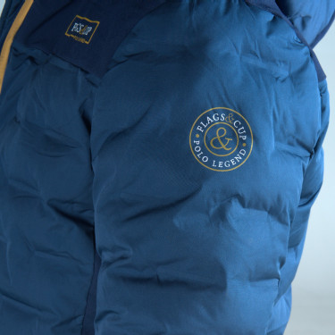 Parka Flags & Cup waterdicht heren Nulato Marineblauw