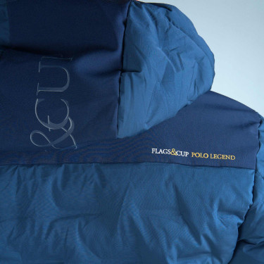 Parka Flags & Cup waterdicht heren Nulato Marineblauw