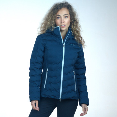 Parka Technique Flags & Cup Damen Atka Marineblauw