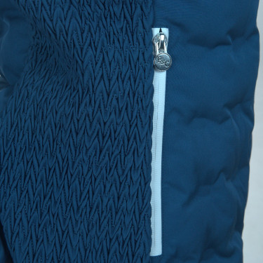 Parka Technique Flags & Cup Damen Atka Marineblauw