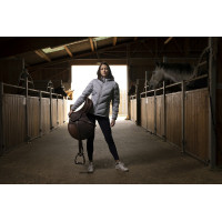 Gewatteerde jas Equithème Lara Zwart Gewatteerde jas Equithème Lara Zwart