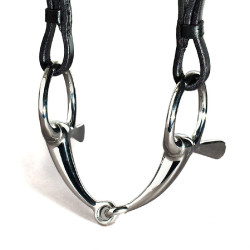 Mors tuig gebroken halve boog Finn-Tack Mors tuig gebroken halve boog Finn-Tack