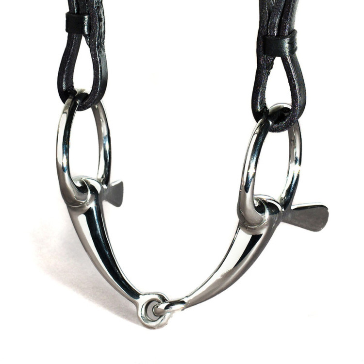 Mors tuig gebroken halve boog Finn-Tack Mors tuig gebroken halve boog Finn-Tack
