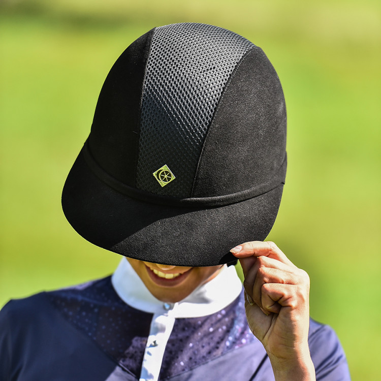 Charles Owen SP8 Plus Micro-suede cap Charles Owen SP8 Plus Micro-suede cap