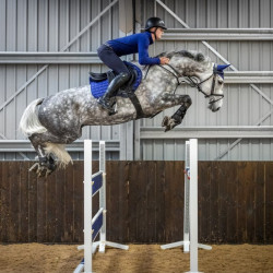 LeMieux Loire Memory Close Contact Vierkant Zadeldek Inktblauw