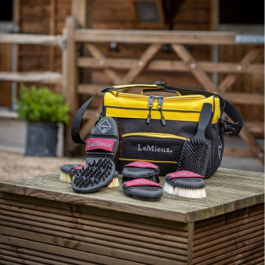 LeMieux ProKit Lite Grooming poetstas Dijon Geel