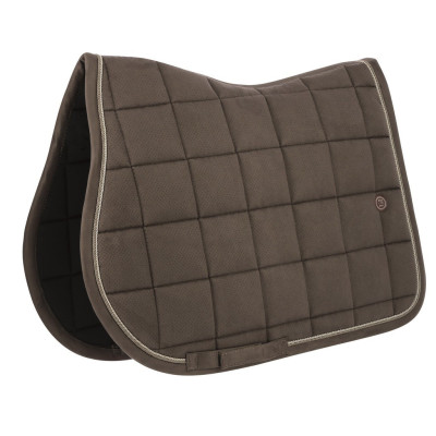 Tapis de selle Equithème Suède Chocolat
