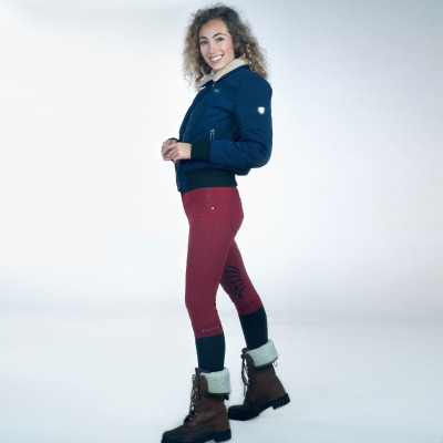 Broek Flags & Cup Nakina dames Rood