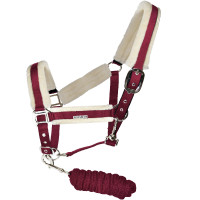 Set halster en longe Velta Flags & Cup Rood