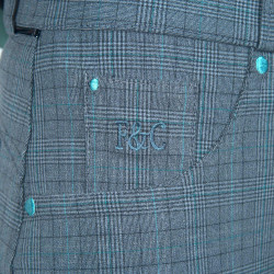 Damesbroek Flags & Cup Checks Grijs Damesbroek Flags & Cup Checks Grijs