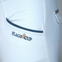 Broek Flags & Cup Bassano Junior Marineblauw