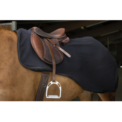 Equithème Teddy polar fleece deken Zwart