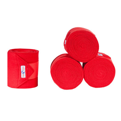 Polo bandages Finn-Tack Rood