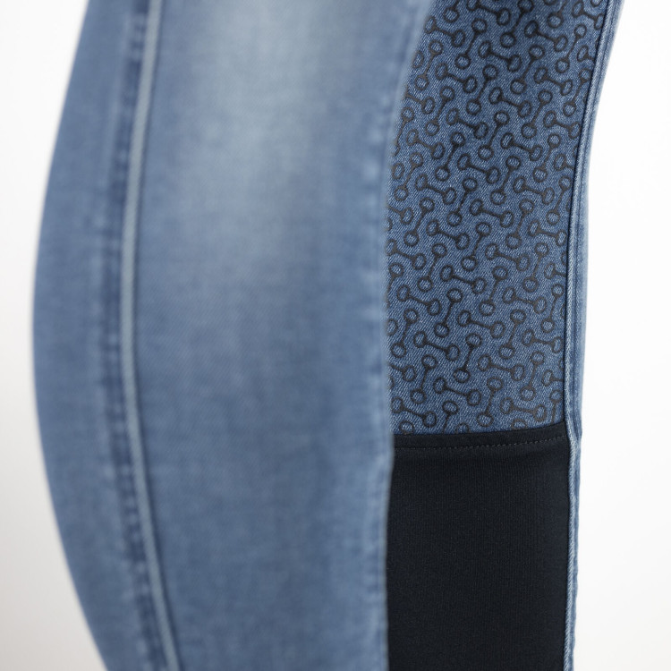 Jean Volledig siliconen zitvlak hoge taille Kaia dames Horze Jean Volledig siliconen zitvlak hoge taille Kaia dames Horze