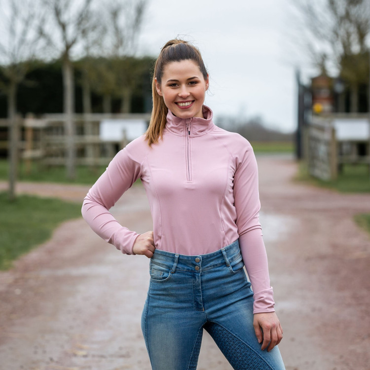 Jean Volledig siliconen zitvlak hoge taille Kaia dames Horze Jean Volledig siliconen zitvlak hoge taille Kaia dames Horze
