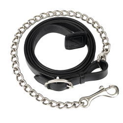 LeMieux leren longeerlijn Zwart