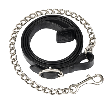 LeMieux leren longeerlijn Zwart