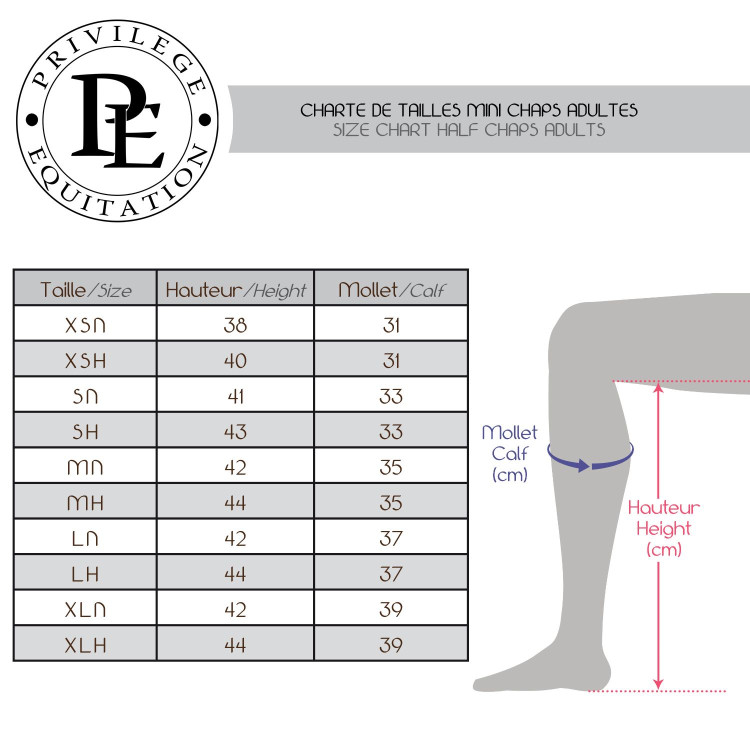 Mini chaps NOLA Privilege Equitation Mini chaps NOLA Privilege Equitation