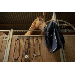 Hippotonic hoofdstelhanger 6 plaatsen, met haken Hippotonic hoofdstelhanger 6 plaatsen, met haken