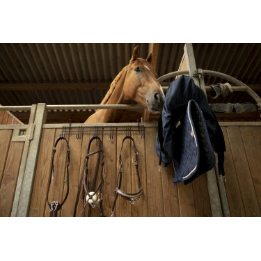 Hippotonic hoofdstelhanger 6 plaatsen, met haken Hippotonic hoofdstelhanger 6 plaatsen, met haken