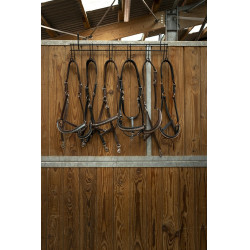 Hippotonic hoofdstelhanger 6 plaatsen, met haken Hippotonic hoofdstelhanger 6 plaatsen, met haken