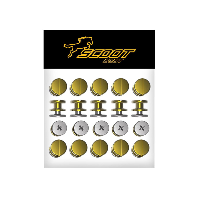 Pakket met 20 klinknagels en haken Scoot Boots