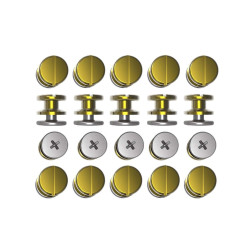Pakket met 20 klinknagels en haken Scoot Boots Pakket met 20 klinknagels en haken Scoot Boots