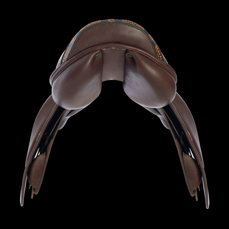 Zadel voor springwedstrijden van leer Acavallo Botticelli Zadel voor springwedstrijden van leer Acavallo Botticelli